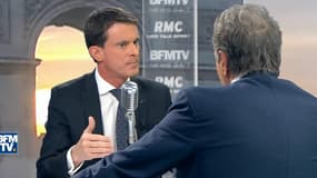 Manuel Valls était l'invité de RMC.