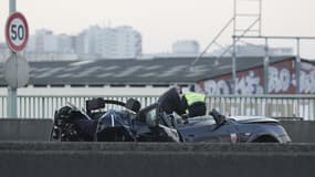 Selon le procureur de Paris, le chauffard a « délibérément percuté » le véhicule de police à plus de 150 km/h.