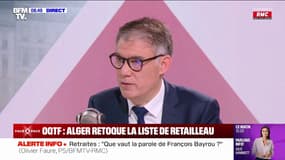 Tension entre la France et l'Algérie: "Je pense qu'il y a plus à perdre qu'à y gagner", assure Olivier Faure (PS)