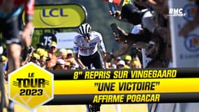 Tour de France E13 : "Une victoire dans la bataille du Maillot Jaune" convient Pogacar