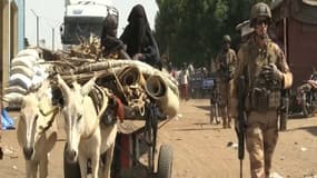 Un soldat de la force Barkhane à Gao au mali en octobre 2019