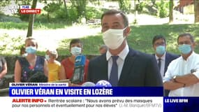 Olivier Véran: Il y a "une augmentation de 40% du nombre de cas (...) et le nombre d'hospitalisation a augmenté de 28% en une semaine"