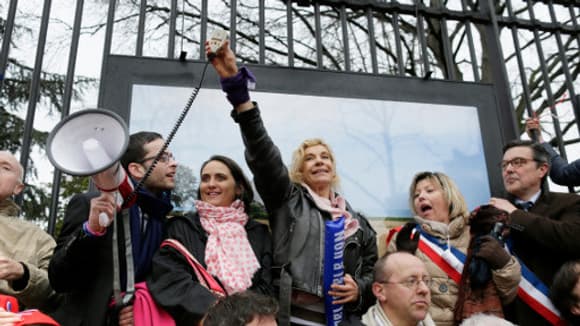 Frigide Barjot, chef de file des anti-mariage homo