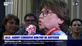 Réélue maire de Lille, Martine Aubry veut une transition écologique "au galop"