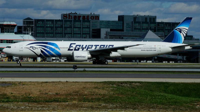 Un avion de la compagnie Egyptair. (Photo d'illustration)