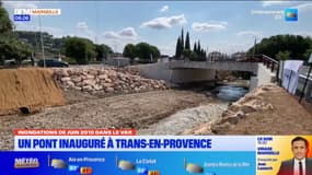 Un pont inauguré en hommage aux victimes des inondations de 2010 dans le Var