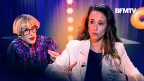 Marie-Pierre Bourgeois et Clémence Guetté dans l'Interview politique (Chaîne Youtube de BFMTV)