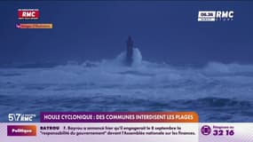 Plusieurs communes d'Aquitaine et de Bretagne interdisent l'accès aux plages à cause d'une houle cyclonique