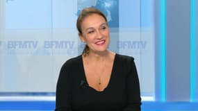 Laurence Haïm, invitée de Ruth Elkrief sur BFMTV, le 23 janvier 2017.