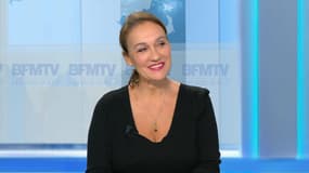 Laurence Haïm, invitée de Ruth Elkrief sur BFMTV, le 23 janvier 2017.