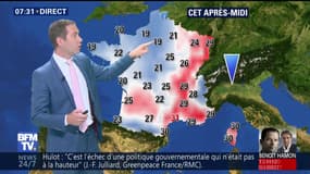 La météo pour ce mercredi 29 août 2018