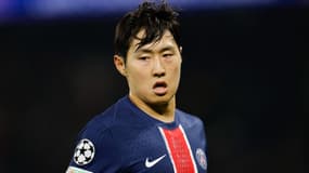 Kang-in Lee avec le PSG, le 22 octobre 2024