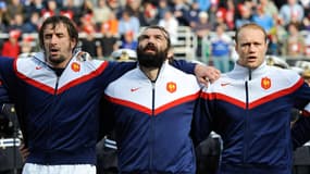 Julien PIERRE, Sébastien CHABAL et Julien BONNAIRE, de gauche à droite