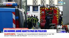Rouen: le choc du voisinage après la mort d'un homme abattu par la police et suspecté d'avoir incendié la synagogue