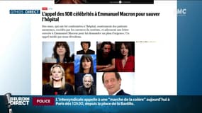108 célébrités lancent un appel à Emmanuel Macron pour sauver l'hôpital public