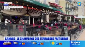 Cannes: le chauffage des terrasses fait débat