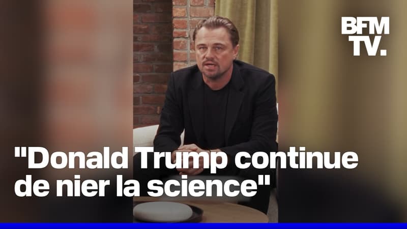 Leonardo DiCaprio charge Donald Trump sur le climat et appelle à voter Kamala Harris