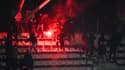 Les violents incidents dans les tribunes de Charléty, pour le match entre le Paris FC et l'OL
