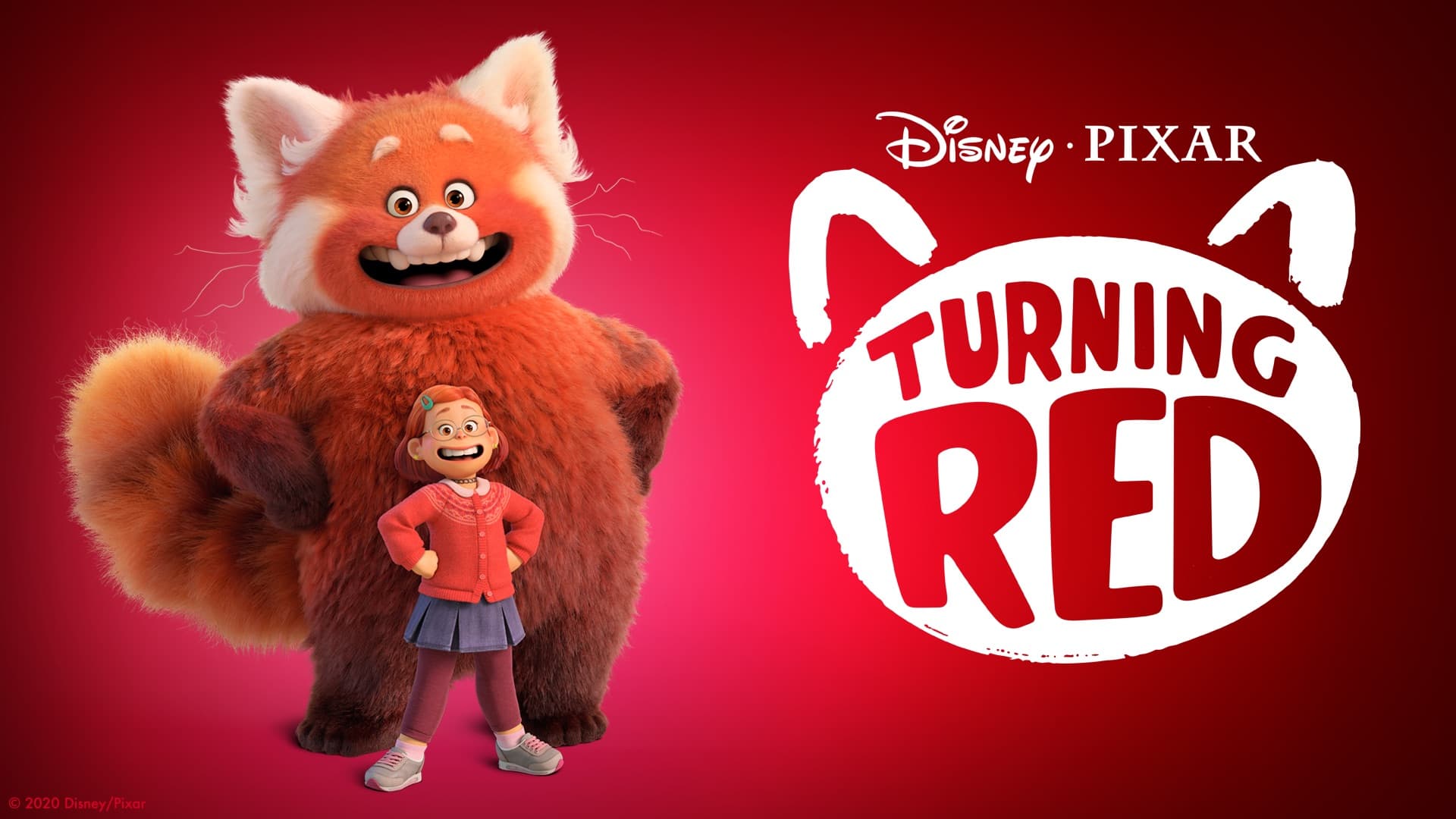 Première affiche de "Turning Red", prochain film du studio Pixar