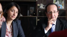 Cécile Duflot et François Hollande, quand elle était sa ministre de l'Ecologie 