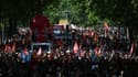 Des milliers de manifestants se sont rassemblés à Toulouse le 6 juin contre la réforme des retraites.