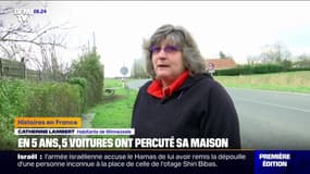 Accident de la route: en 5 ans, 5 voitures ont percuté sa maison
