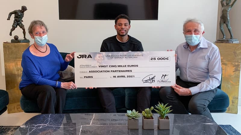 Nice: Jeff Reine-Adélaïde soutient financièrement une école au Malawi