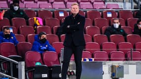 Ronald Koeman lors du match Barça-PSG