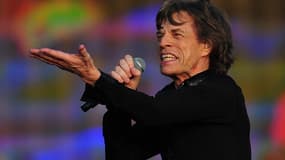Le chanteur des Rolling Stones, Mick Jagger.