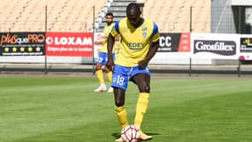 Christophe Diedhiou, le 2 juillet 2021, sous le maillot de Sochaux.