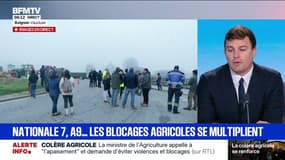 Colère agricole: "Le problème, c'est l'inaction politique (...) et l'incapacité à anticiper", affirme Pierre-Henri Carbonnel, agriculteur et député UDR du Tarn-et-Garonne