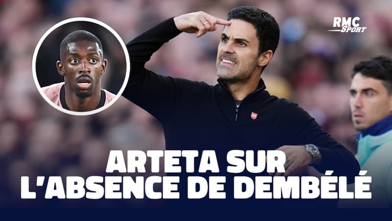 Arsenal - PSG : L'absence de Dembélé du groupe ? "Ils ont plein d'autres options", suggère Arteta