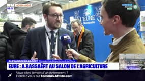 Eure: Alexandre Rassaërt au salon de l'agriculture