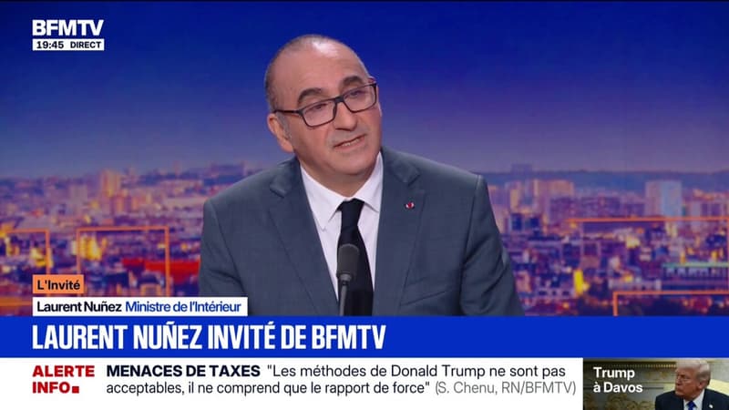 "On est attentifs à tous types d'ingérences", indique le ministre de l'Intérieur Laurent Nuñez à propos des élections municipales