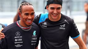 Lewis Hamilton et Esteban Ocon