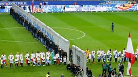 Le "Mur" déployé lors de la rencontre Hertha Berlin-Leipzig 