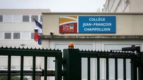 Le collège Champollion dans le quartier des Grésilles à Dijon, le 13 décembre 2025