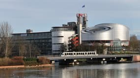 La Cour européenne des droits de l'Homme à Strasbourg.