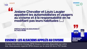 Essence: les préfectures du Bas-Rhin et du Haut-Rhin appellent les Alsaciens au civisme