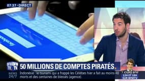 Facebook: 50 millions de comptes piratés