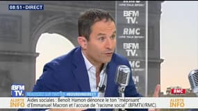 Accueil des migrants: "Macron ne se comporte pas mieux que Salvini", soutient Benoit Hamon