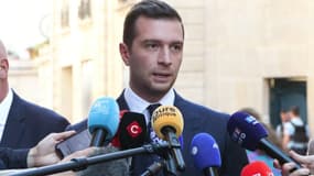 Le président du Rassemblement national Jordan Bardella le 17 septembre 2025.