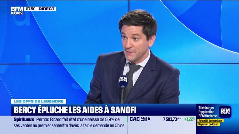 Les off de Legendre : Bercy épluche les aides à Sanofi - 18/10