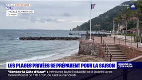 Côte d'Azur: les plages privées se préparent pour la saison