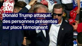  "Il avait un fusil": des personnes présentes au moment de l'attaque contre Donald Trump témoignent  