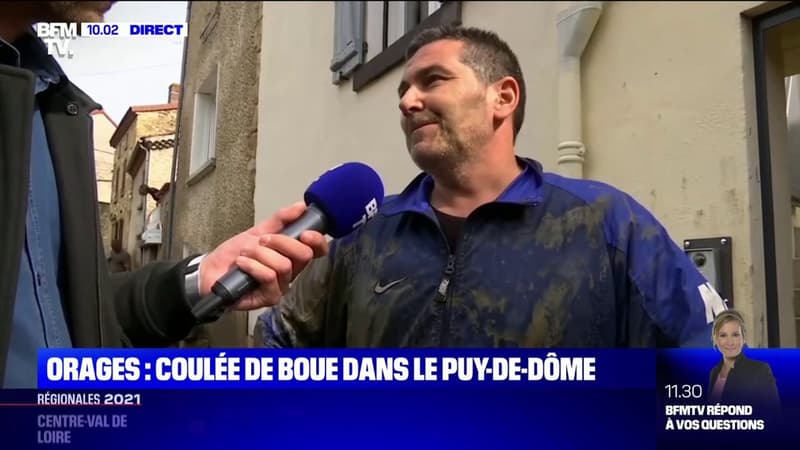 Coulée de boue à Sauvagnat-Sainte-Marthe: un habitant témoigne