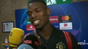 Le sourire de Pogba à une question sur le Real Madrid