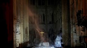 Incendie à Notre-Dame: les premières images à l'intérieur de la cathédrale