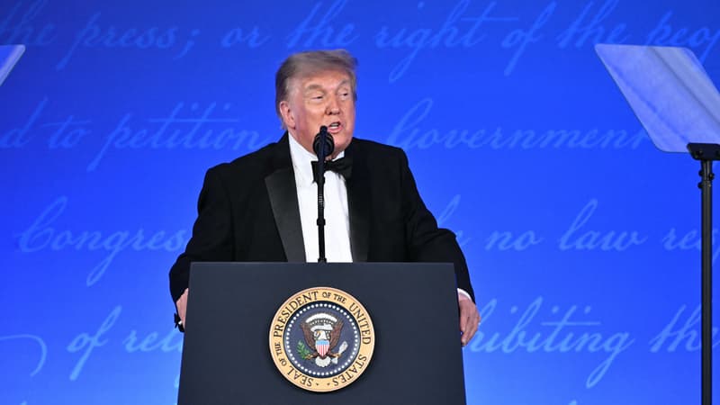 "Ennemis du peuple": Donald Trump charge les journalistes pour son retour au gala de la presse trois mois après une tentative d'assassinat