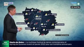 Météo Paris-Ile de France du 9 janvier: Une journée assez fraîche avec un risque d'averse dans l'après-midi